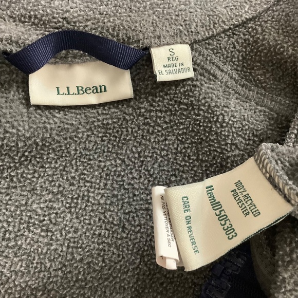 LLBean Womens Fleece Jacket Sz S fits S-M 34-35” bust nicely - Picture 8 of 11